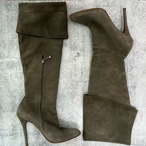 Ralph Lauren Collection Purple Label Knee High Boots 9 - Picture 1 of 8
